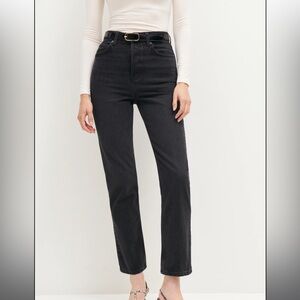 REFORMATION Cynthia High Rise Straight Cropped Jeans NWT - size 26